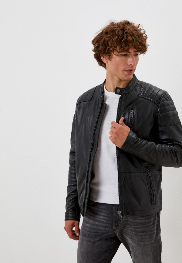фото Куртка кожаная urban fashion for men