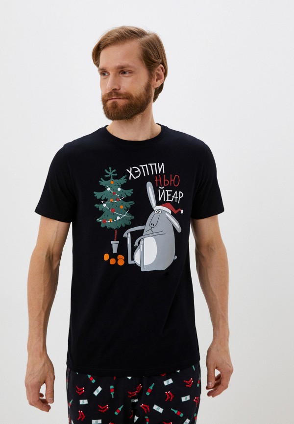 Пижама Kaftan черный, размер 52, фото 2