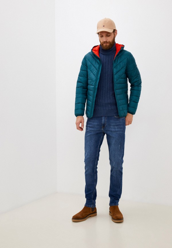 Куртка утепленная Tom Tailor бирюзовый, размер 48, фото 2