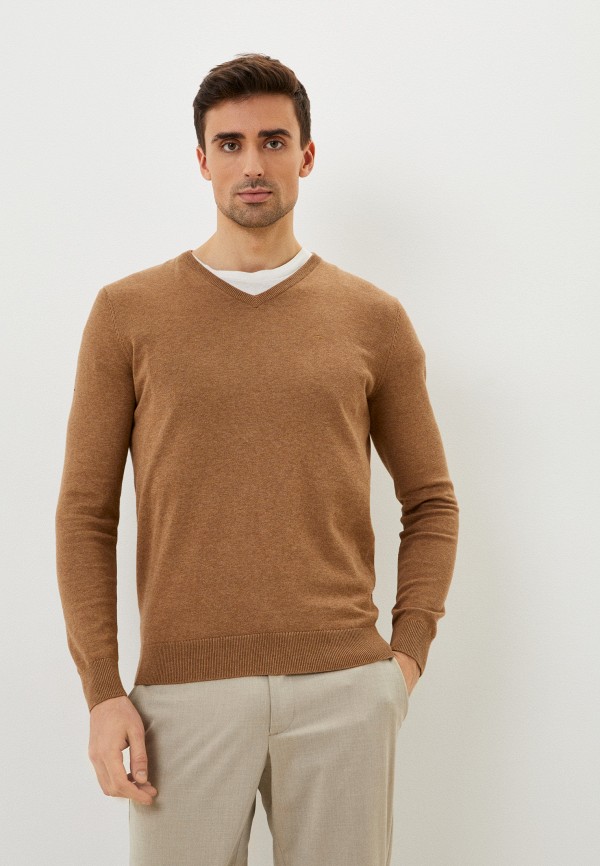 Пуловер Tom Tailor цвет коричневый 