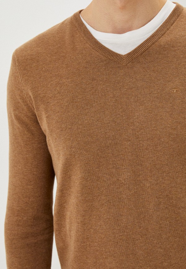 Пуловер Tom Tailor цвет коричневый  Фото 4
