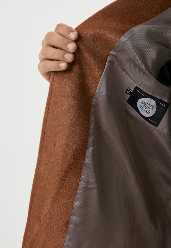 Пальто Smith's brand цвет коричневый  Фото 4