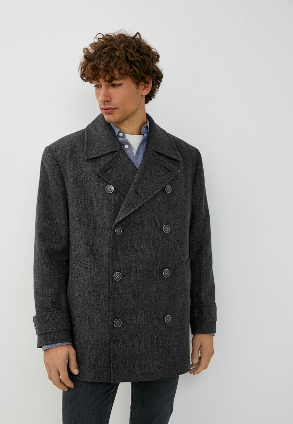 Пальто Smith's brand цвет серый 