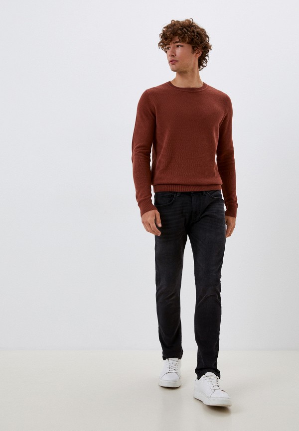 Джемпер Colin's коричневый, размер 52, фото 2