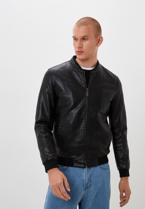 

Куртка кожаная Ogmando, Черный