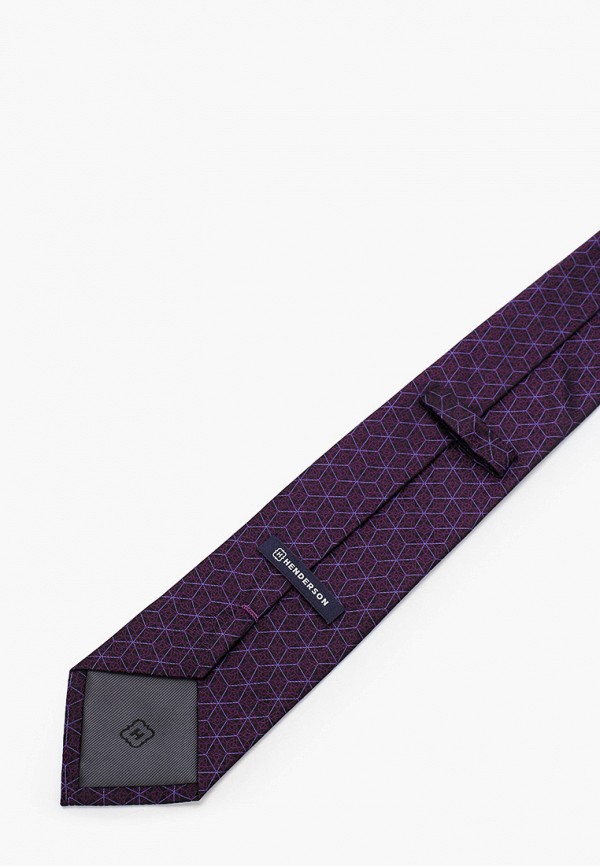 Галстук Henderson фиолетовый, размер 00, фото 2