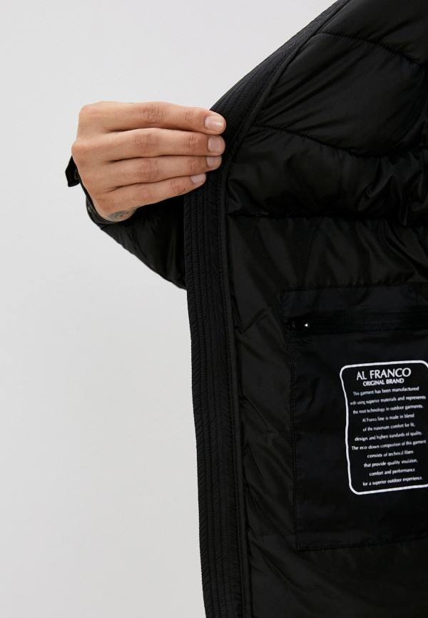 Куртка утепленная Al Franco цвет черный  Фото 4