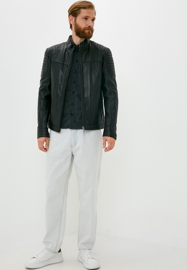 фото Куртка кожаная urban fashion for men