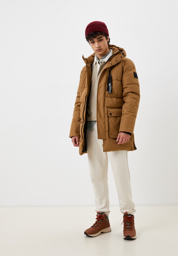 Куртка утепленная Tom Tailor коричневый, размер 50, фото 2