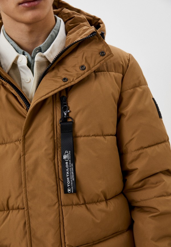 Куртка утепленная Tom Tailor коричневый, размер 50, фото 5