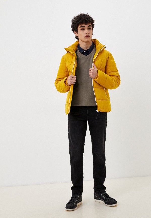 Куртка утепленная Tom Tailor желтый, размер 50, фото 2