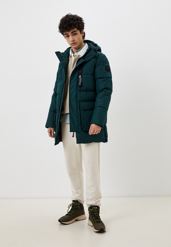 Куртка утепленная Tom Tailor зеленый, размер 54, фото 2