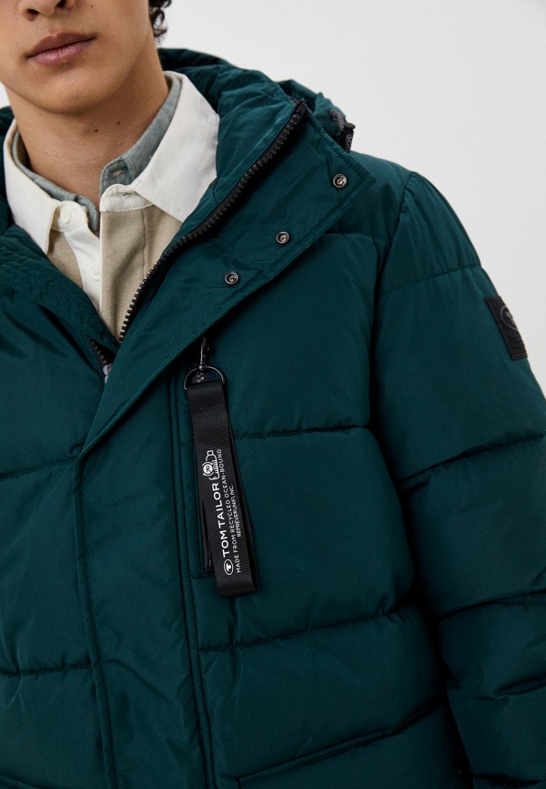 Куртка утепленная Tom Tailor зеленый, размер 54, фото 5