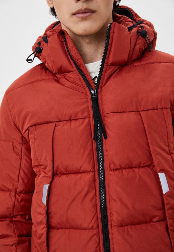 Куртка утепленная Tom Tailor красный, размер 48, фото 5