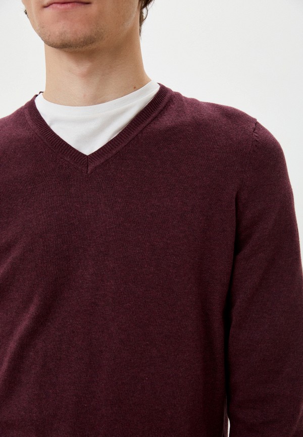 Пуловер Henderson цвет бордовый  Фото 4