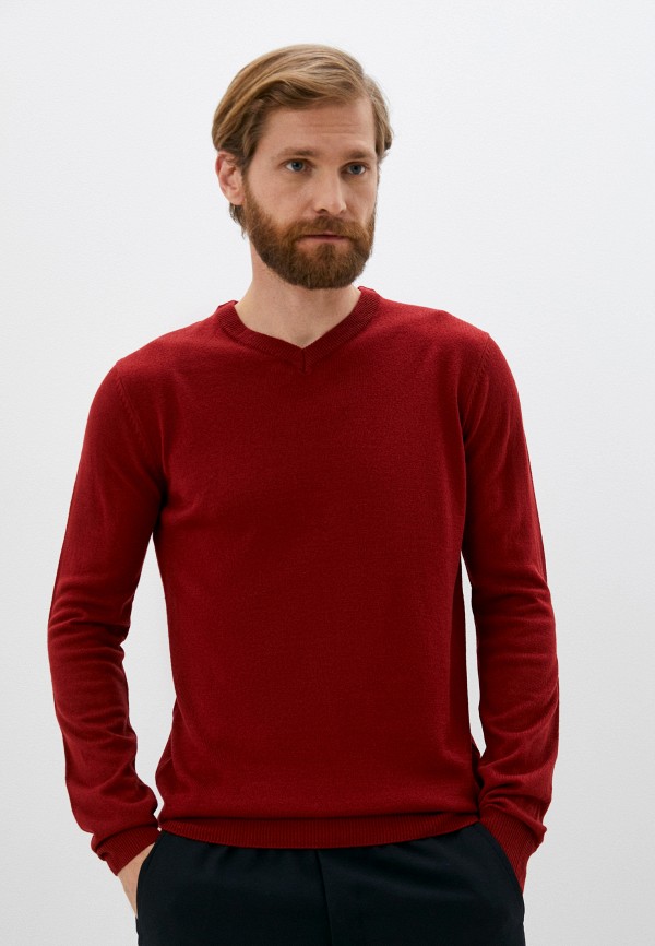 Пуловер Modis цвет бордовый 