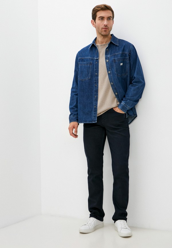 фото Рубашка джинсовая mossmore