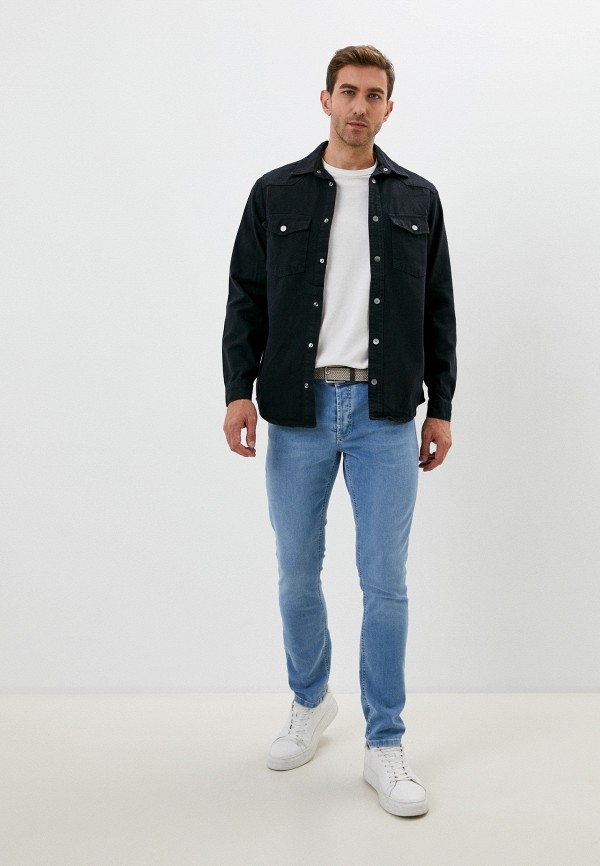 фото Рубашка джинсовая mossmore