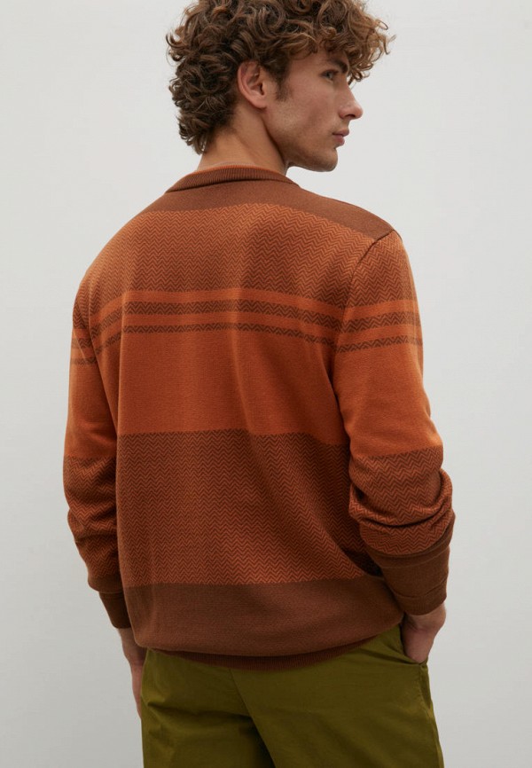 Джемпер Finn Flare коричневый, размер 48, фото 3