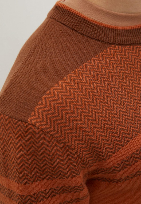 Джемпер Finn Flare коричневый, размер 48, фото 6