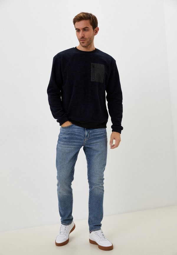 Свитшот O'stin синий, размер 58, фото 2