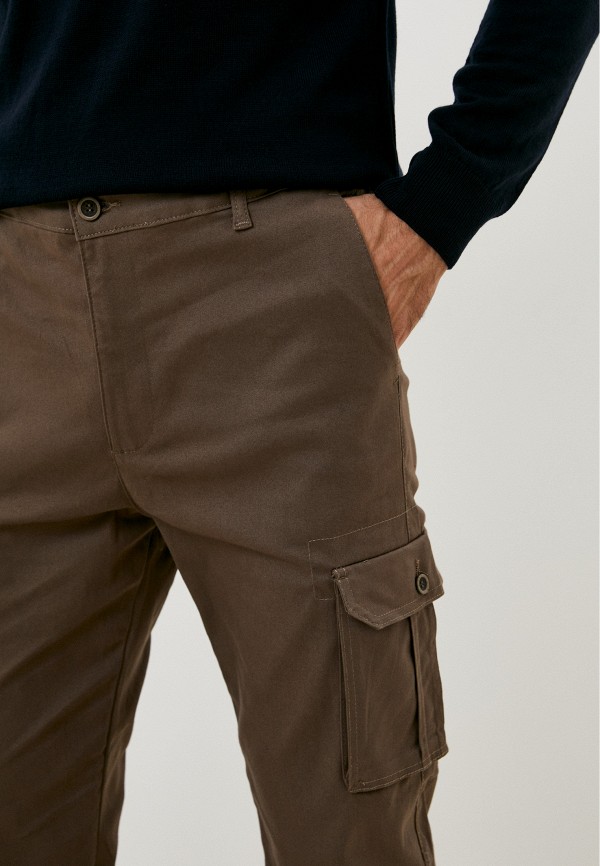 Брюки D&F коричневый, размер 34, фото 4