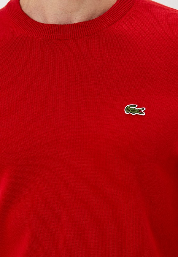 Джемпер Lacoste цвет красный  Фото 4