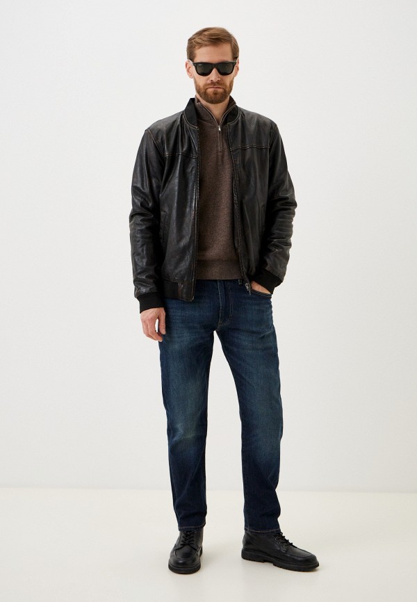 фото Куртка кожаная утепленная urban fashion for men