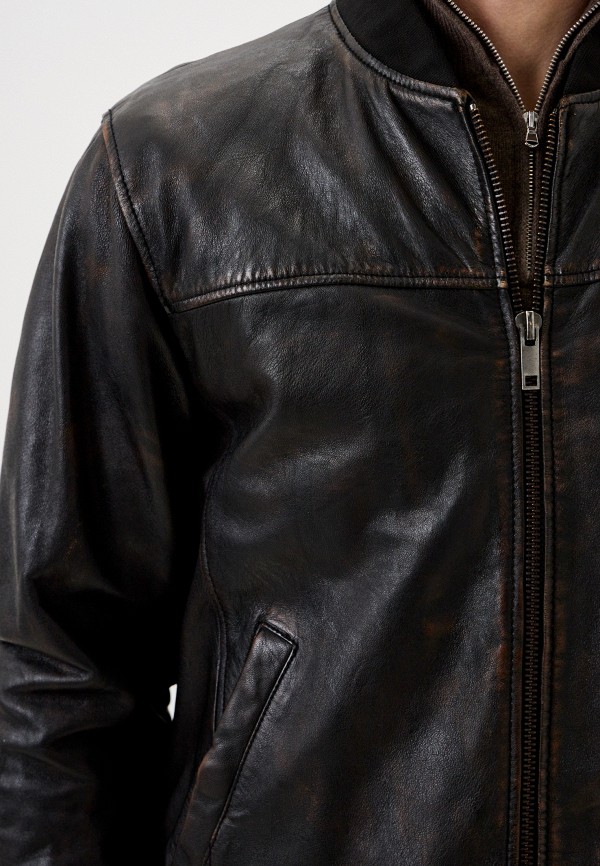 фото Куртка кожаная утепленная urban fashion for men