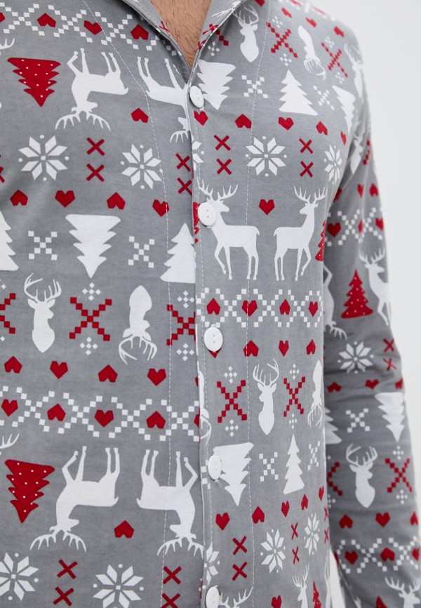 Пижама Kaftan серый, размер 56, фото 5