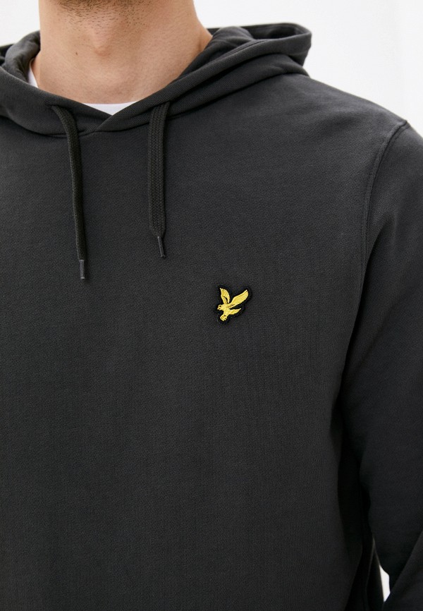 Худи Lyle & Scott цвет серый  Фото 4