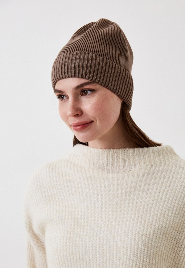 Шапка Lascavi коричневый, размер 57, фото 3