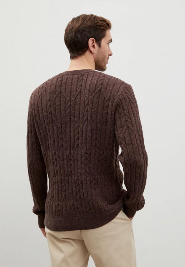 Джемпер Finn Flare коричневый, размер 52, фото 3