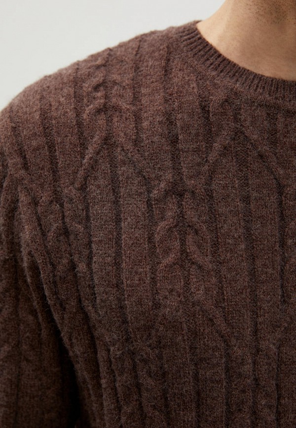 Джемпер Finn Flare коричневый, размер 52, фото 6