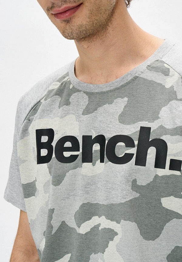 Футболка Bench серый, размер 50, фото 4