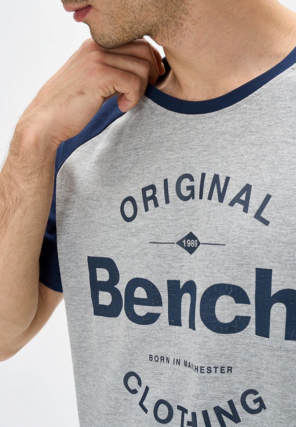 Футболка Bench серый, размер 48, фото 4