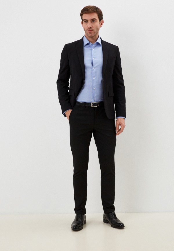 Рубашка Henderson голубой, размер 39, фото 2