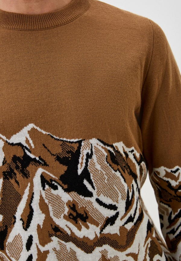 Свитер Дирз коричневый, размер 52, фото 4