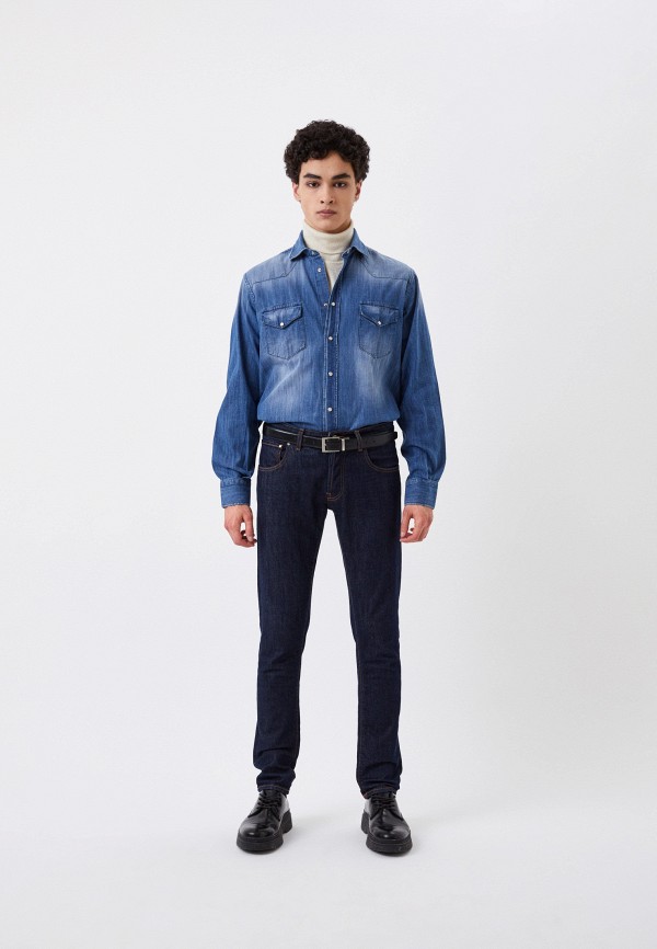 фото Рубашка джинсовая raschini