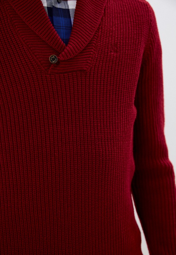 Пуловер El Caballo Sevilla 1892 цвет бордовый  Фото 4