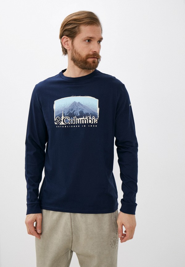 

Лонгслив Columbia, Синий, Blue Reef™