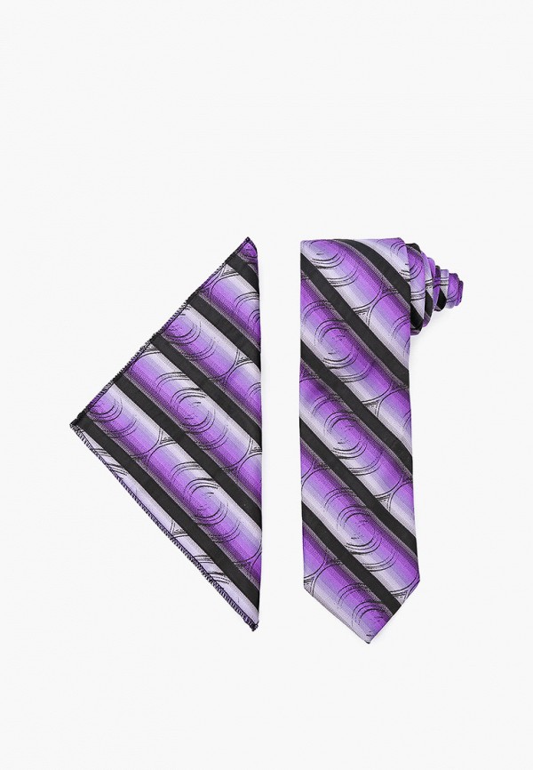 Галстук и платок Ir.Lush цвет фиолетовый 