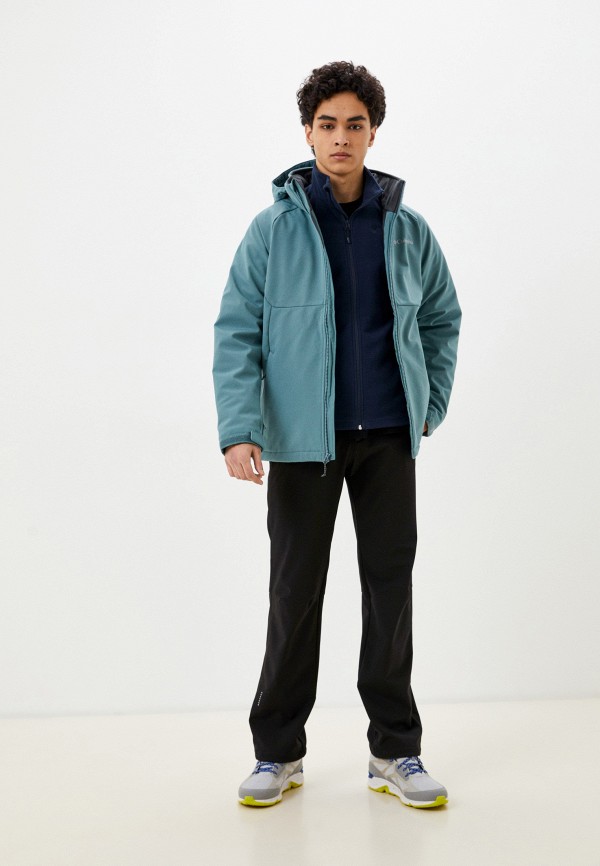 Куртка утепленная Columbia бирюзовый, размер 52, фото 2