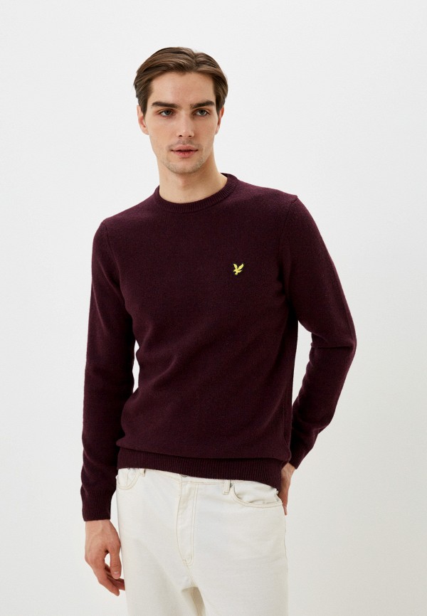 Джемпер Lyle & Scott цвет бордовый 