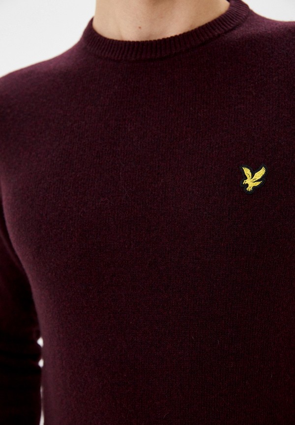 Джемпер Lyle & Scott цвет бордовый  Фото 4