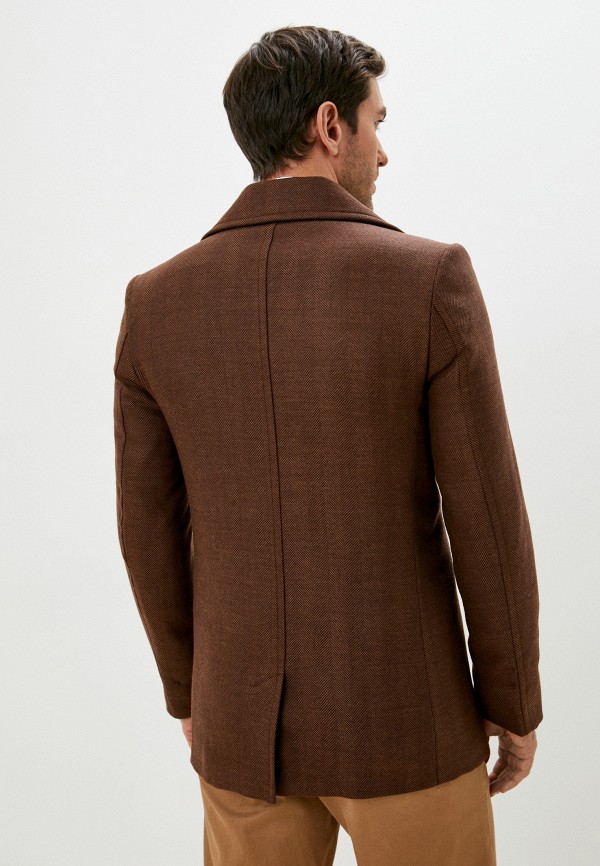 Пальто Bazioni цвет коричневый  Фото 3