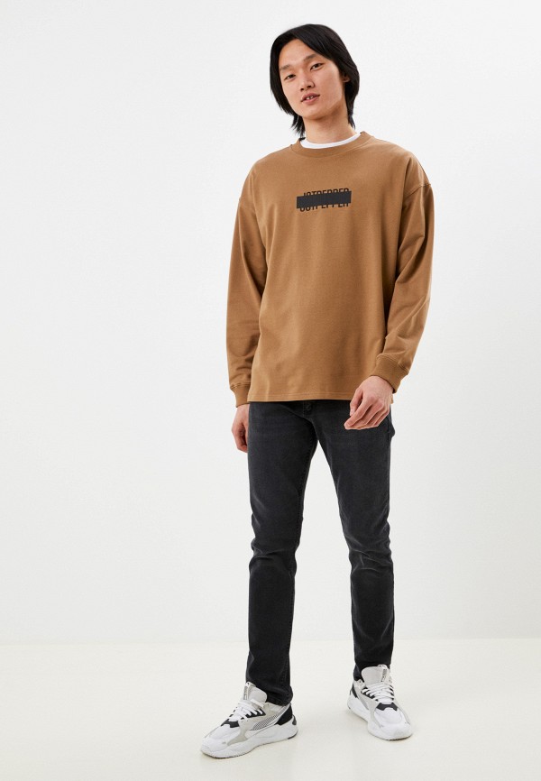 Свитшот JST коричневый, размер 50, фото 2