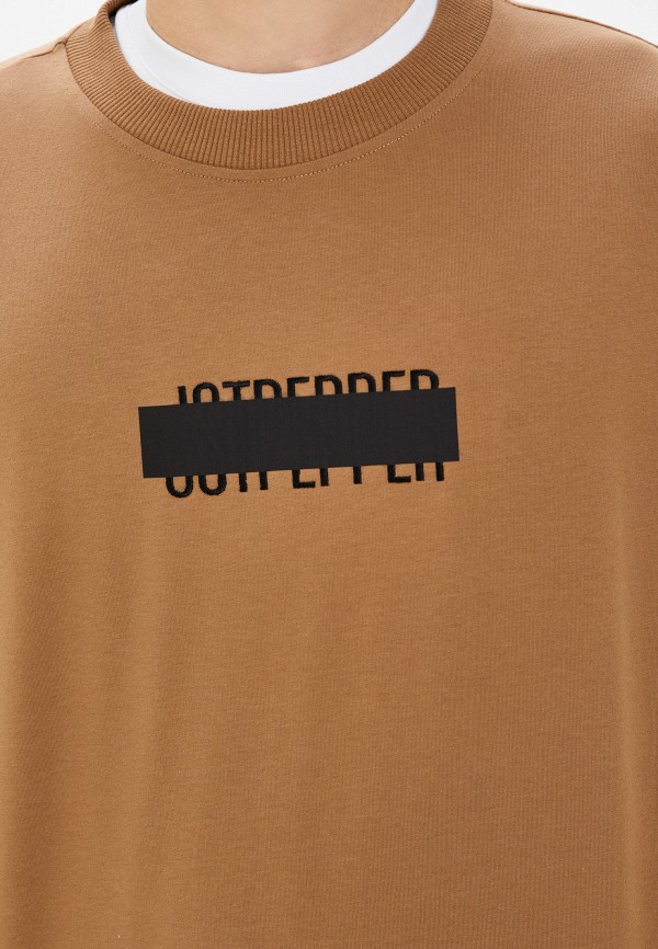 Свитшот JST коричневый, размер 50, фото 4