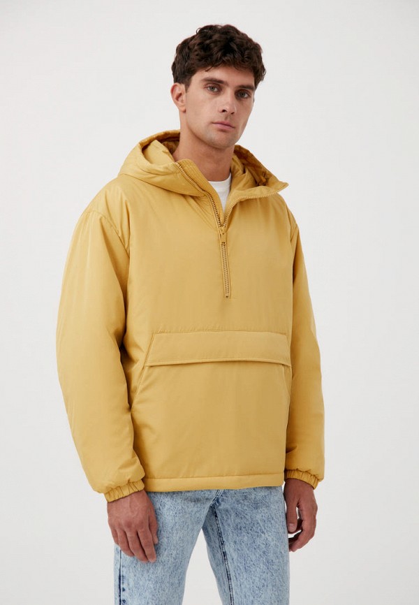 Куртка утепленная Finn Flare желтого цвета