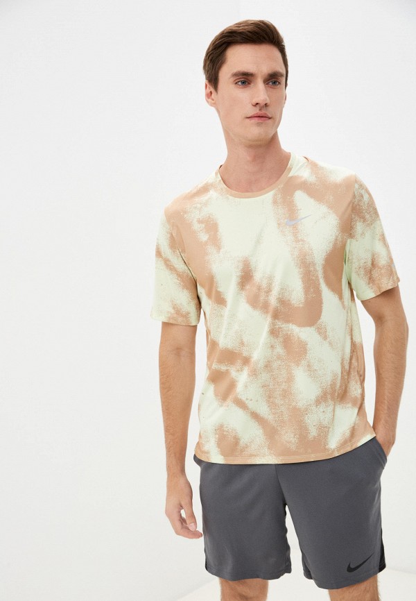 

Футболка спортивная Nike, Разноцветный, M NK DF WILD RUN MILER PR SS
